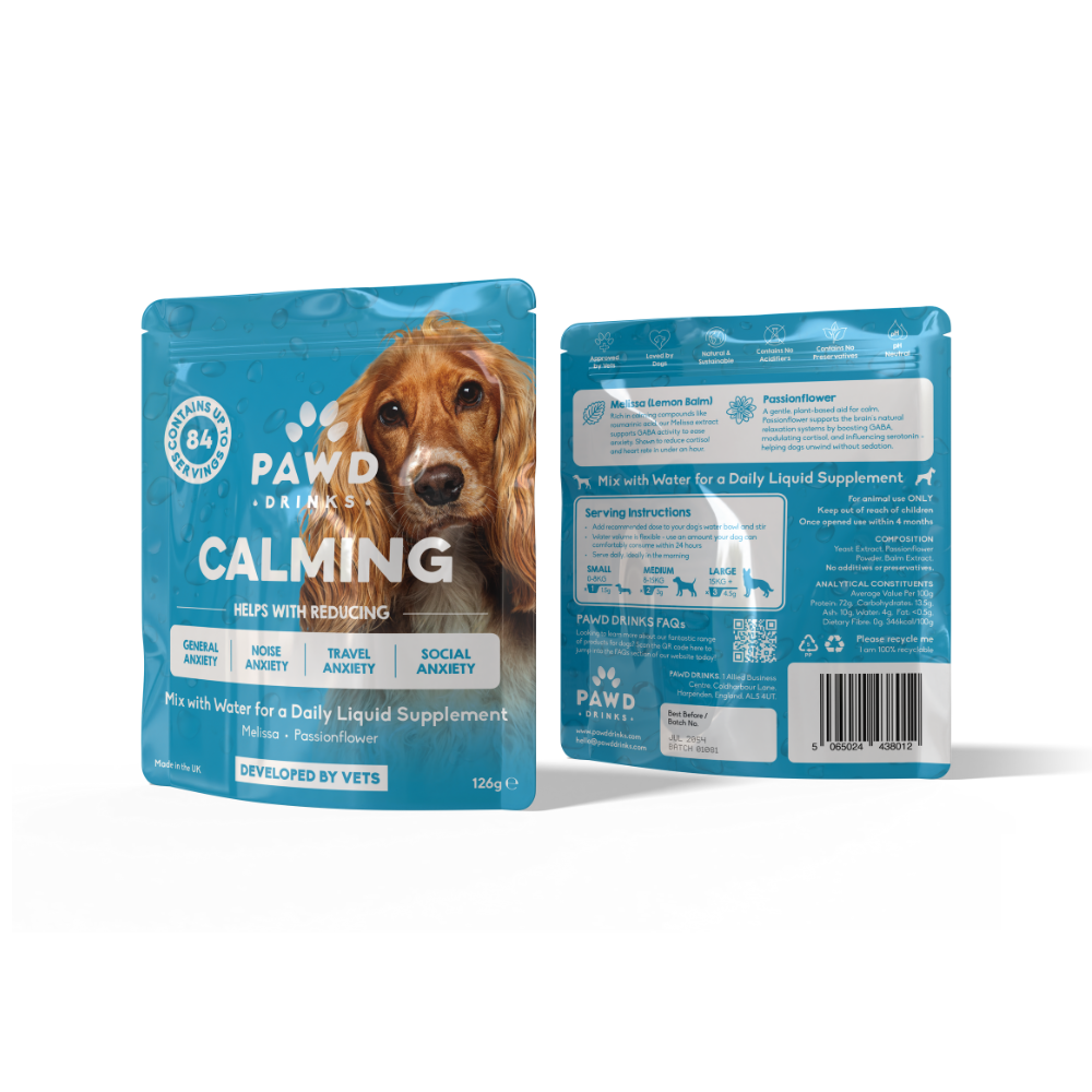 PAWD DRINKS - Calming Powder (3-Pack) - Up To 252 Days