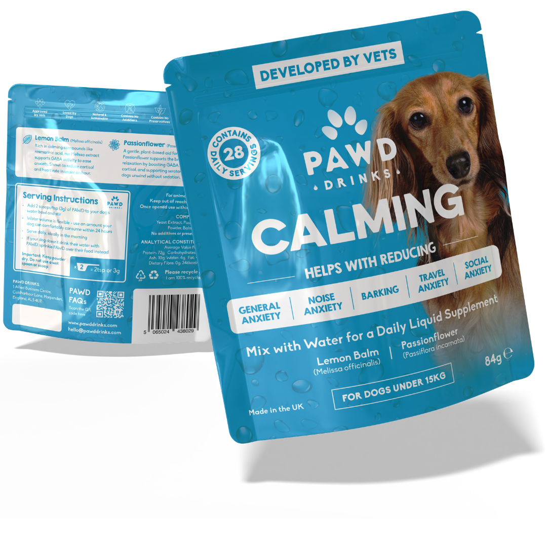 Calming Powder (2-Pack) for Small & Medium Dogs - Natural Dog Anxiety Support - 84g