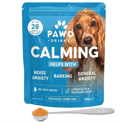 Calming Powder (3-Pack) for Large Dogs - Natural Dog Anxiety Support - 126g