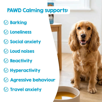 Calming Powder (3-Pack) for Small & Medium Dogs - Natural Dog Anxiety Support - 84g